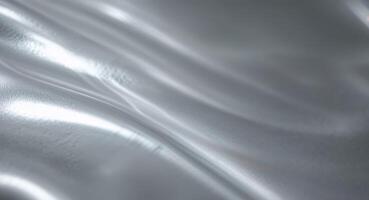 Silver metallic background with waves photo