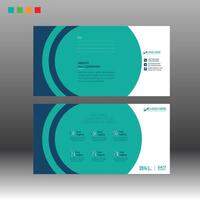 Postcard Design template for any best use vector