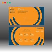 Postcard layout for any best use vector