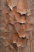 Close up of textured tree bark. photo