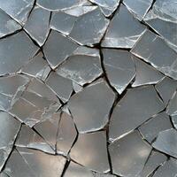 Abstract background of shattered glass pieces photo