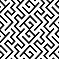 Seamless black and white geometric art deco pattern. Repeated and decorative design that can be used for packaging, decorating, interior design. vector