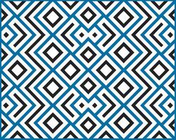 Black and white simple star shape geometric seamless pattern. vector
