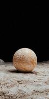 A moon or planet surface with craters in space photo