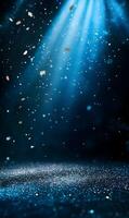 A captivating scene with sparkling lights and glitter, perfect for adding a touch of magic photo