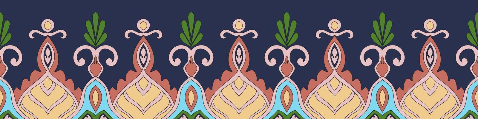 Seamless geometric pattern for ethnic Navajo ethnic fabric pattern.
