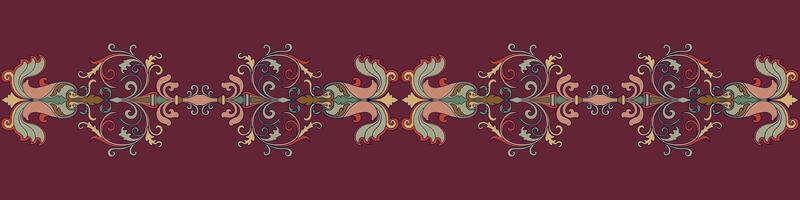 abstract border Patterns for decorating the pattern of the carpet. vector