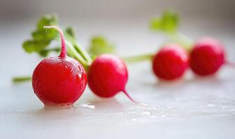 radishes on ice photo