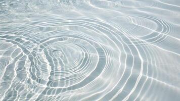 Abstract Water Ripples Transparent Surface Texture Shadows Natural Light Beauty photo