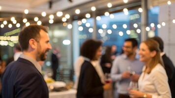 Business Networking Event Warm Atmosphere Office Party photo