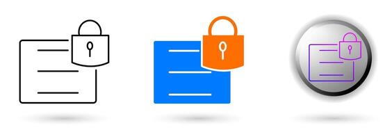 Modern data security icon collection with minimalist and futuristic concept. Ideal for technology websites, cybersecurity applications, IT branding and cybersecurity projects. vector