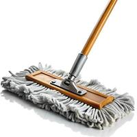 A HighQuality WoodenHandled String Mop for Efficient Cleaning photo