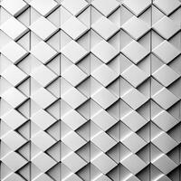 Abstract Geometric Pattern of Interlocking White and Gray Triangles and Rhombuses Creating a Modern Textured Background photo