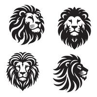 A fierce and aggressive esports lion head logo template. Ready-to-use for gaming teams, Twitch streamers, and YouTube channels. vector
