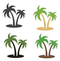 arious tree vectors. Forest and nature concept. Collection of different tree symbols. Education and training poster design drawn for plant and tree presentation vector