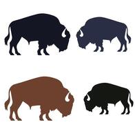 Realistic Buffalo and Cheetah Head Set Buffalo and Cheetah Face Illustration for Logo and Branding vector