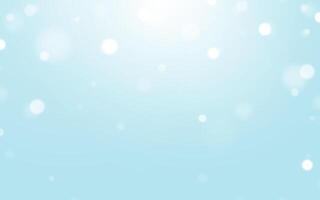 Elegant Silver Blue Bokeh Glow, Soft Blurred Light with Dreamy Sparkles. Background decoration. vector