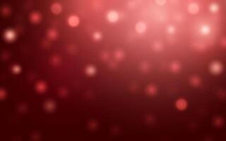 Romantic Red Bokeh Glow, Soft Blurred Lights with Warm Ambience. Background decoration. vector