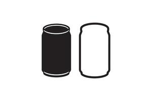 Can of beer icon illustration vector