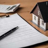 Real Estate Contract Signing Preparation Home Purchase Documents photo