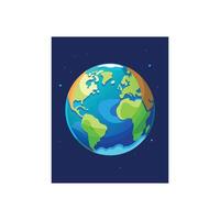 The World in Motion A Dynamic Earth Design vector