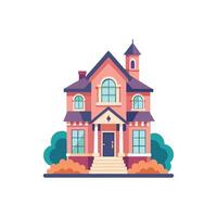 Charming Cottage A Whimsical House Design vector