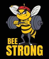 BEE STRONG GRAPHIC DESIGN vector