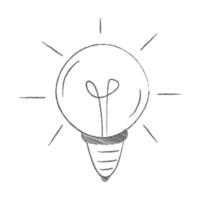 Lamp Science Scribble Doodle Handdrawn vector