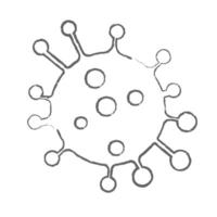 Virus Science Scribble Doodle Handdrawn vector