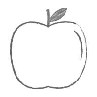 Apple Science Scribble Doodle Handdrawn vector