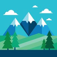 Mountains low poly style set. Polygonal mountain ridges design. vector