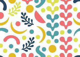 Seamless geometric ornamental pattern. Abstract background vector