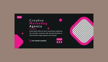 Social Media Cover Design. Artistic Layout Display for Promotional Campaign. vector