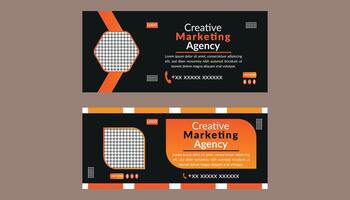 Social Media Cover Design in Bundle. Creative Template Display for Promotional Campaign. vector