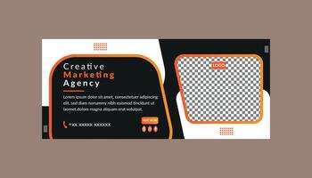 Social Media Cover Design. Abstract Template Display for Promotional Campaign. vector