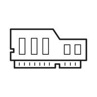 memory card icon illustration design template vector