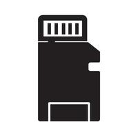 digital storage card icon illustration design template vector