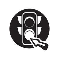 Traffic Light Vectors Silhouette for Educational Use