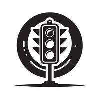 Traffic Light Vectors Silhouette for Event Promotion