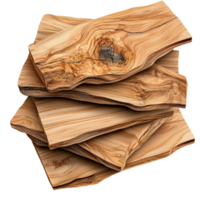 Neatly stacked firewood pieces display natural wood textures and warmth png