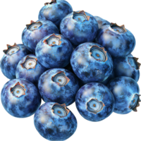 blueberries covered in a light frost look juicy and png