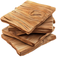 soigneusement empilés en bois planches avec Naturel grain motifs Regardez rustique et png