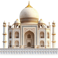 Majestic Taj Mahal with intricate details looks grand and historic png