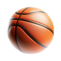 orange basketball has a textured surface with deep black lines png