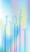 Circuits Vertical banner Abstract background vector