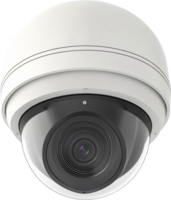 High-resolution surveillance camera with a sleek design, excellent for security monitoring and versatile indoor or outdoor use. png