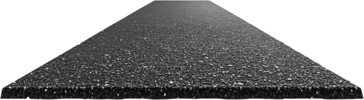 Monochrome texture showcasing paving material surface. Low angle perspective enhances surface detail and granular composition against stark background png