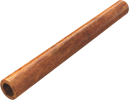 Cinnamon stick showcasing its warm, earthy tones and inviting aroma, ready to add a touch of spice to your favorite dishes and drinks. png