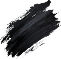 Textured, abstract brush stroke in shades of black and gray on a solid background, creating a dramatic, artistic effect with dynamic lines. png