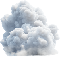 Enormous cloud of dense white smoke billows upward, a representation of power or something potentially overwhelming. Textured and opaque. png